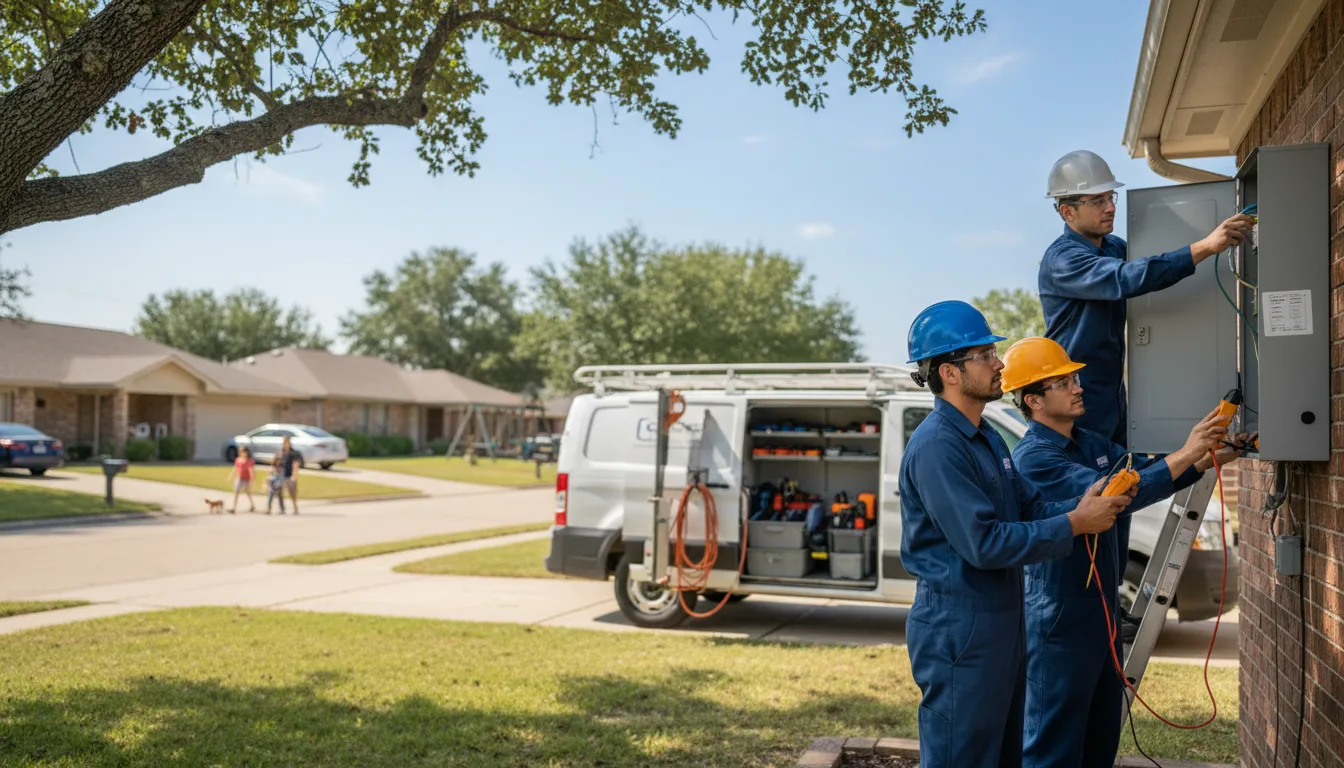 Certified electrician providing emergency electrical services in Pendleton, IN